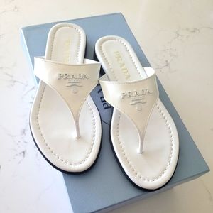 Prada Logo Sandals